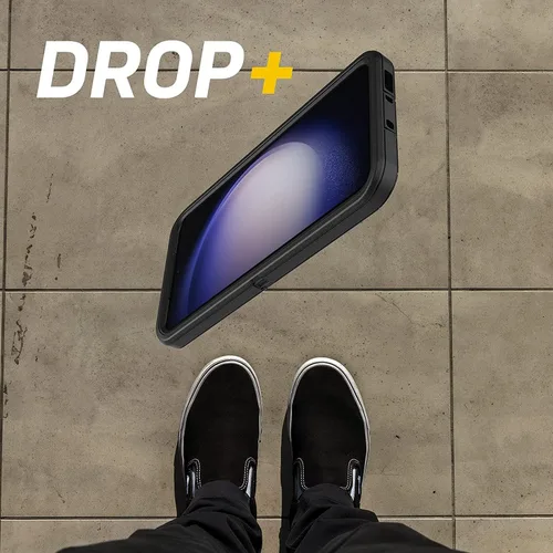 Vista 3 de OtterBox Galaxy S23+ (Solo) - Funda Defender Series - Negra, Resistente y Duradera - con Protección de Puertos - Solo Funda - Protección contra