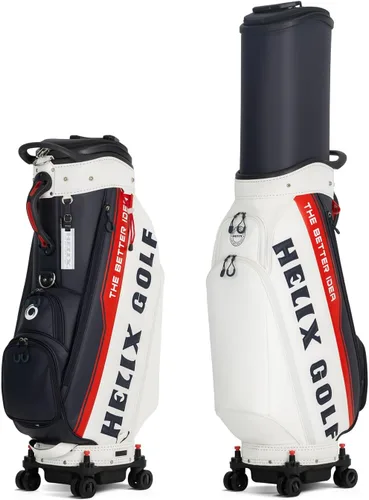 Vista 11 de HELIX -Bolsa de carrito de golf de golf, fácil de transportar, bolsa retráctil para carrito de golf con chasis de ruedas de bloqueo y empuñadura