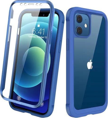 Vista 53 de Diaclara Funda magnética diseñada para iPhone Air, protector de pantalla de cuerpo completo, compatible con MagSafe, funda militar a prueba