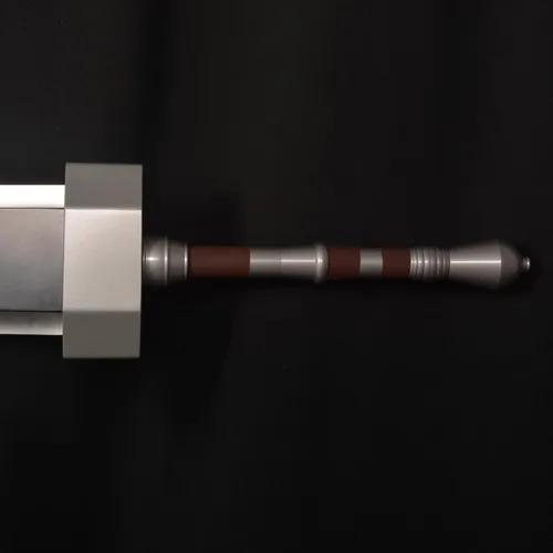 Vista 3 de SV de The Game ER Gran espada de metal para cosplay, espada gigante de 54 pulgadas