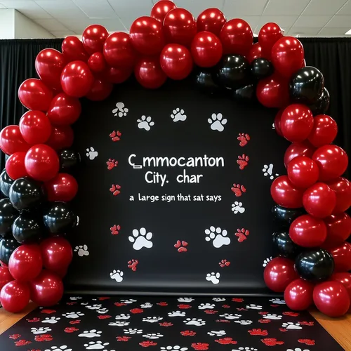 Vista 5 de RUBFAC - Kit de arco de globos de 129 piezas de color rojo rubí, diferentes tamaños de 18, 12, 10 y 5 pulgadas, globos de látex rojo cereza