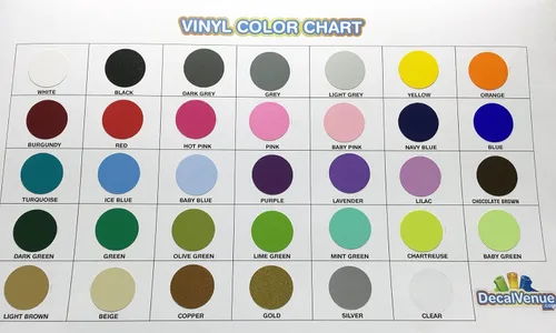 Vista 4 de Pegatinas de pared de vinilo rosa intensonegro, círculos de 2 y 4 pulgadas (30 calcomanías)