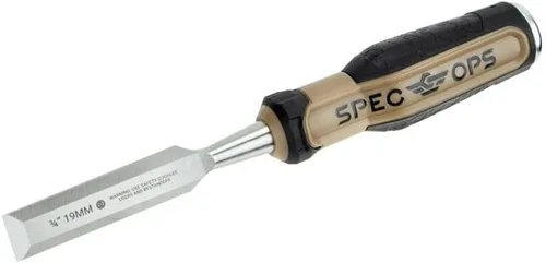 Vista 26 de Spec Ops Tools - Juego de cinceles de madera con cuchillas de acero de alto carbono, agarre absorbente de golpes, 4 piezas, 3% donado a veteranos