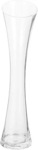 DOITOOL Florero de boca inclinada, florero decorativo de cristal, florero creativo, jarrón decorativo, florero de vidrio creativo, florero de