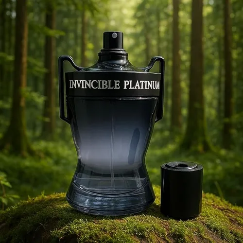 Vista 3 de INVINCIBLE PLATINUM Colonia para hombre Eau de Toilette Fragancia 3.4oz/3.4 fl oz, spray natural, larga duración