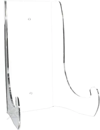 Vista 6 de OnFireGuy Soporte de exhibición de platos resistente, caballete acrílico transparente de 4.5 pulgadas para placas de 5 a 8 pulgadas de diámetro