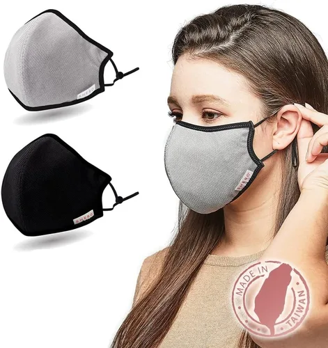 Vista 9 de Shero Reusable Copper Infused Face Mask With Nose Wire, Washable, Breathable and Adjustable