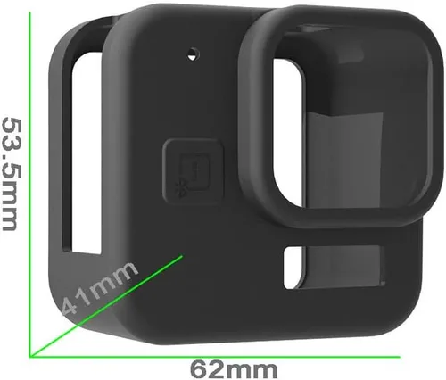 Vista 5 de Coyktonty - Funda de silicona para GoPro Hero 11, color negro, antiarañazos, a prueba de polvo, funda protectora duradera (negro)