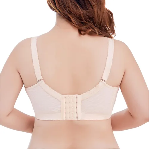 Vista 3 de ESETAY Brasier push up para mujer, talla grande, con aros, 32C-46DD