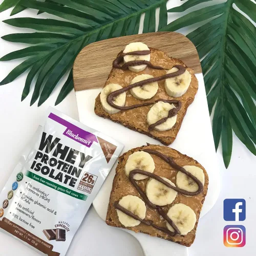 Vista 4 de Bluebonnet Nutrition Whey Protein Aislado en polvo, suero de vacas alimentadas con hierba, 0.92 oz de proteína, sin azúcar añadido, sin OMG, sin