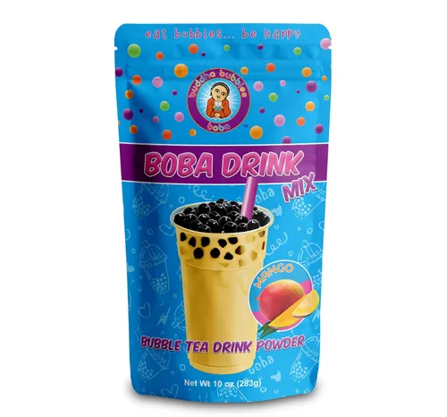 Vista 2 de Nuevo 2023 Jumbo MANGO, COCO, PAPAYA – D.I.Y. Boba / Kit de té de burbujas / Caja de regalo por Buddha Bubbles Boba
