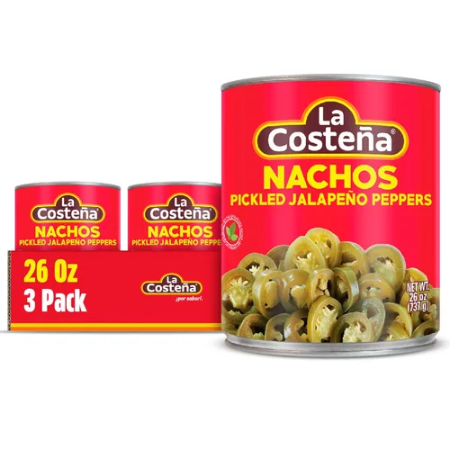 Vista 20 de La Costeña Pimientos jalapeño cortados en dados, lata de 13.4 onzas (paquete de 12)