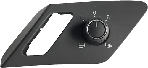 Vista 5 de Espejo retrovisor plegable automático con reversa, espejo lateral eléctrico plegable para VW Golf MK7 7.5 (Color Negro)