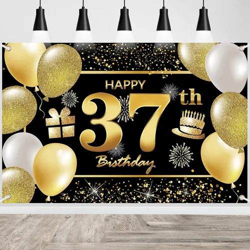 Vista 75 de Cartel de 1er feliz cumpleaños - Decoraciones para fiesta de cumpleaños de hombres