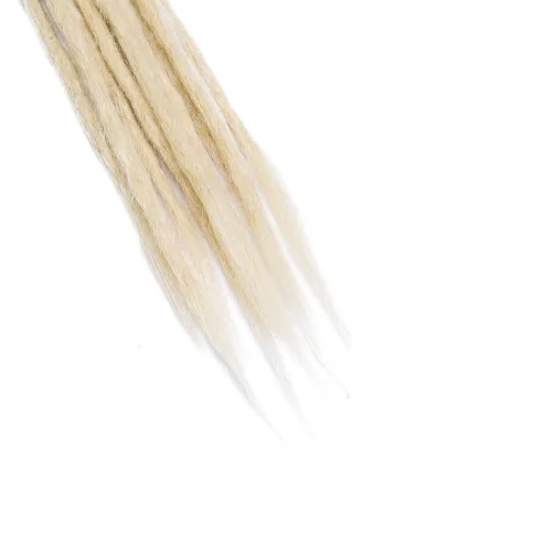 Vista 4 de Extensión de pelo de estilo rasta de entre 20 y 24 pulgadas de largo, color degradado, trenzada; hecha a mano, estilo Reggae, enroscada, trenzada