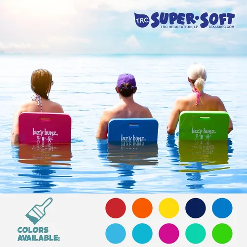 Vista 3 de TRC Recreation Lazy Bunz Foam Water Saddle Pool Float for Adults and Kids, Lounger for Swimming Pool, Lake, River, and Beach Essentials