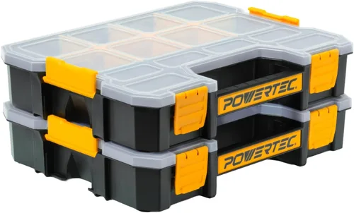Vista 14 de POWERTEC Caja de herramientas con inserto de espuma, organizador de herramientas de espuma para Bosch L-Boxx 2, inserto personalizable para maletín