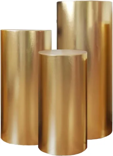 Vista 13 de Fundas de soporte de cilindro de fiesta para soportes de pedestal de cilindro de metal, cubierta de pedestal de cilindro elástico bronceador