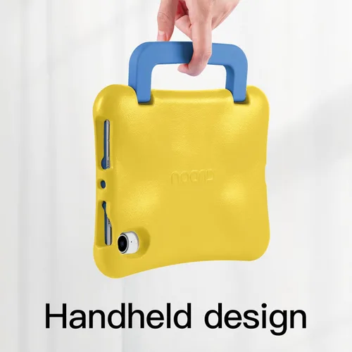 Vista 24 de Funda para Niños para iPad mini 7 (A17 Pro) 2024/iPad Mini6 2021, Peso Ligero Resistente/A Prueba de Golpes/A Prueba de Caídas con Asa/Soporte