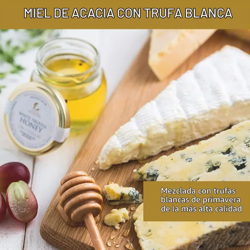Vista 2 de TruffleHunter - Condimento de miel de acacia con trufa blanca, 4.23 onzas