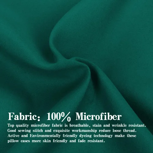 Vista 3 de NTBAY Juego de 2 fundas de almohada con cremallera para niños pequeños, 100% microfibra cepillada de 13 x 18 pulgadas, súper suaves y acogedoras