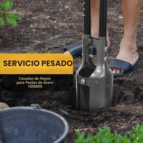 Vista 5 de Excavadora manual para postes de poste de alta resistencia, 58 pulgadas