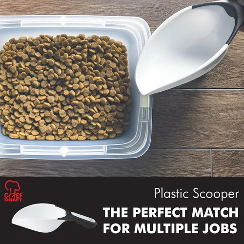 Vista 6 de Chef Craft Select - Cuchara de plástico, 1 taza, color blanco