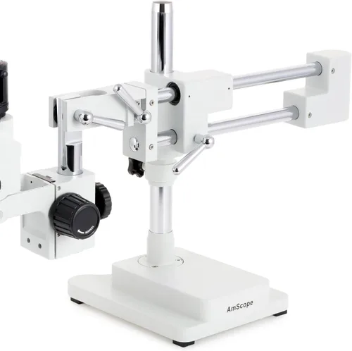 Vista 3 de AmScope SM-3T-54S-5M Microscopio Digital Profesional Trinocular Estéreo Zoom, WH10x Oculares, Aumento 7X-45X, Objetivo de Zoom 0.7X-4.5X, Luz LED