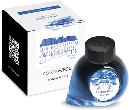 Vista 16 de Coloverse Project Ink No.002 - Tinta para pluma estilográfica (2.2 fl oz), color verde azulado