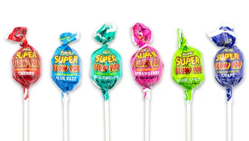 Vista 3 de Charms Super Blow Pops 48 chupetinescaja, varios sabores