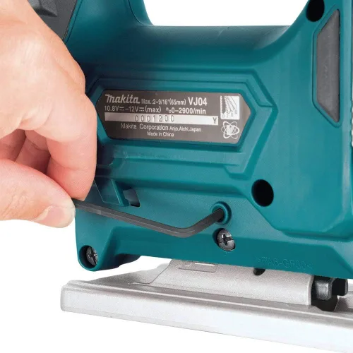Vista 3 de Makita VJ04Z 12V MAX CXT - Sierra de calar inalámbrica de iones de litio, solo herramienta