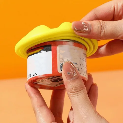 Vista 6 de Cuchara de comida húmeda para gatos, cuchara de comida para mascotas para alimentos húmedos, cuchara para gatos con tapa, espátula para alimentos