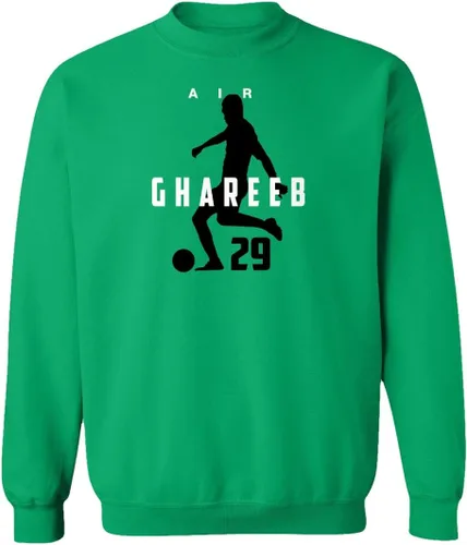 KING THREADS Arabia Saudita Air Ghareeb 2022 World Soccer Unisex Sudadera con cuello redondo