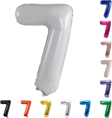 Vista 40 de YPSelected Globo de aluminio grande de 32 pulgadas con número de helio, cumpleaños, boda, fiesta, 0-9 (azul bebé, 0)