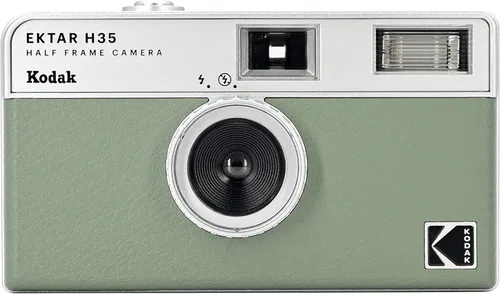 Vista 18 de KODAK EKTAR H35 - Cámara de medio cuadro, 35mm, reutilizable, sin enfoque, ligera, fácil de usar, (marrón)