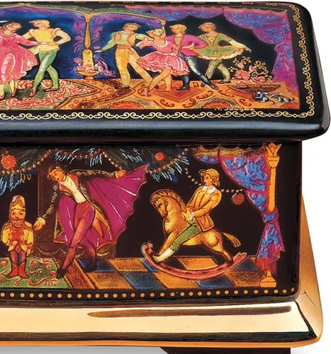 Vista 3 de Caja de música: El Cascanueces Caja de música de ballet ruso