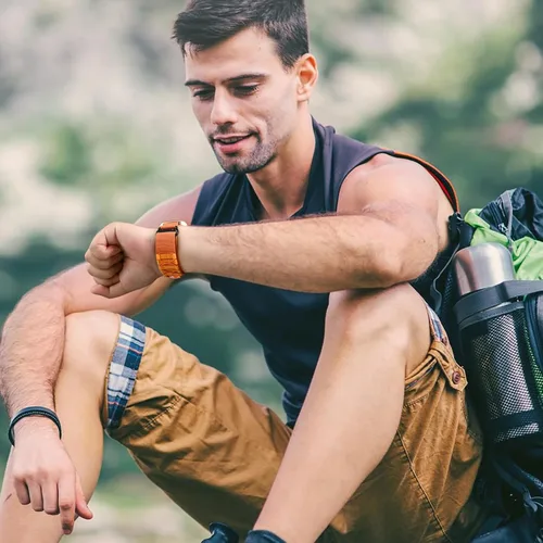 Vista 8 de Correas compatibles con Fitbit Versa 3 SmartWatch, correa deportiva de nailon resistente militar compatible con Fitbit Versa 4Fitbt SenseFitbt Sense