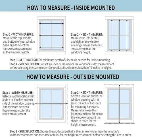 Vista 6 de Sunoff Persianas Enrollables Opacas sin Cordón para Ventanas de Bajar Persianas de Puerta Oscurecedoras de Habitación con Aislamiento Térmico