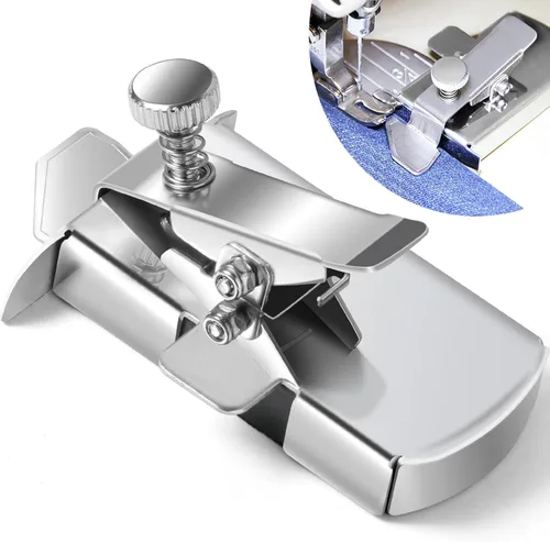 Vista 10 de TOOVREN Pie Universal de Dobladillo Enrollado para Coser 4 Piezas Pie Prensatelas de Dobladillo Enrollado 7/8/9/10mm de Ancho Pie de Dobladillo