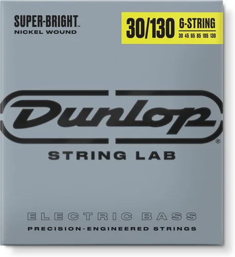 Vista 18 de Jim Dunlop Cuerdas de bajo a escala media súper brillante de níquel para heridas 40-100