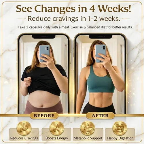 Vista 3 de FLYLEAF Suplemento GLP-1 para el control del apetito, apoyo diario para el control de peso, con berberina HCl, Akkermansia y probióticos para ayudar