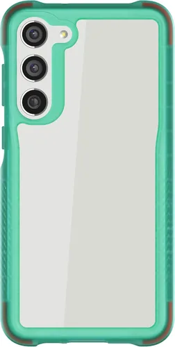 Vista 128 de Ghostek COVERT - Funda rosa para Galaxy Z Flip 4 para mujeres y niñas, protección completa de bisagra y parte trasera transparente, duradera