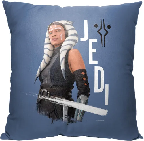 Vista 6 de Northwest Almohada Star Wars, 18 x 18 pulgadas, pincelada Ahsoka