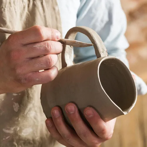 Vista 7 de Yagugu - Herramientas de arcilla para escultura de cerámica, 25 piezas básicas de madera de cerámica, tallado de arcilla polimérica, kit