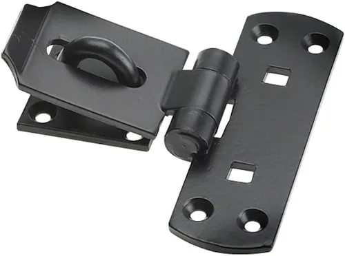 Merriway BH04493 150mm (6 inch) Seguridad de alta resistencia Negro 5.906 in Vertical Cerrojo y grapas