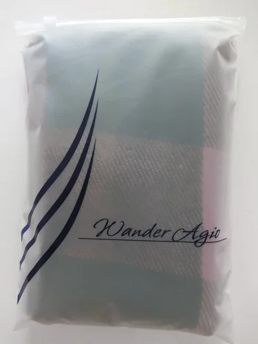 Vista 7 de Wander Agio bufanda larga y a la moda para mujer, diseño a cuadros, cálida, chal para invierno