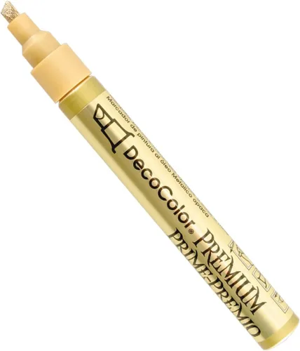 Marcador de Pintura DecoColor Premium con Punta Biselada, Dorado