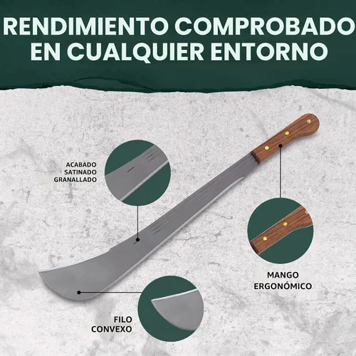 Vista 4 de Condor Tool & Knife Outdoor Machete with Walnut Handle