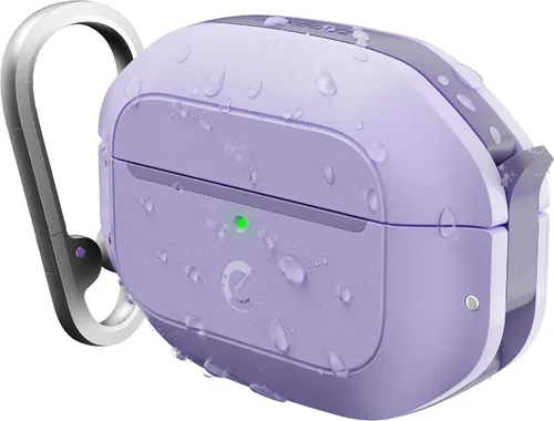 Vista 10 de Keybudz Funda para AirPods Pro 2 con Candado - Funda Completamente Impermeable para AirPods Pro 2da Generación - Llavero, Protección Resistente