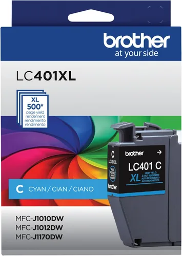 Vista 13 de Brother Cartucho de tinta negro de alta capacidad genuino LC401XLBK
